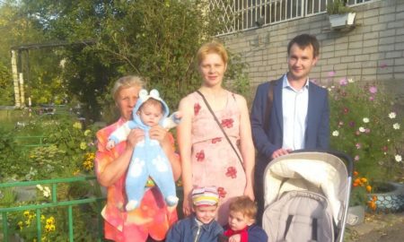 Многодетная семья и депутат Котов